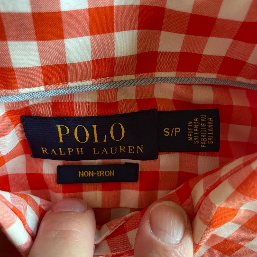 Ralph Lauren polo, non iron dress shirt